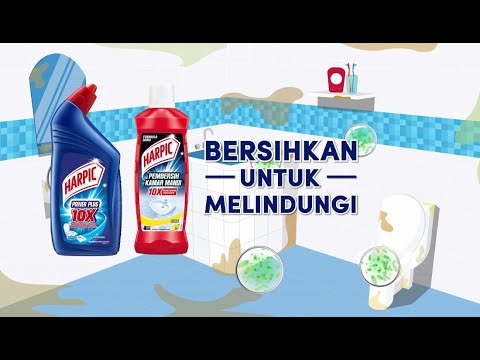 Cara Penggunaan Harpic Toilet & Harpic Kamar Mandi