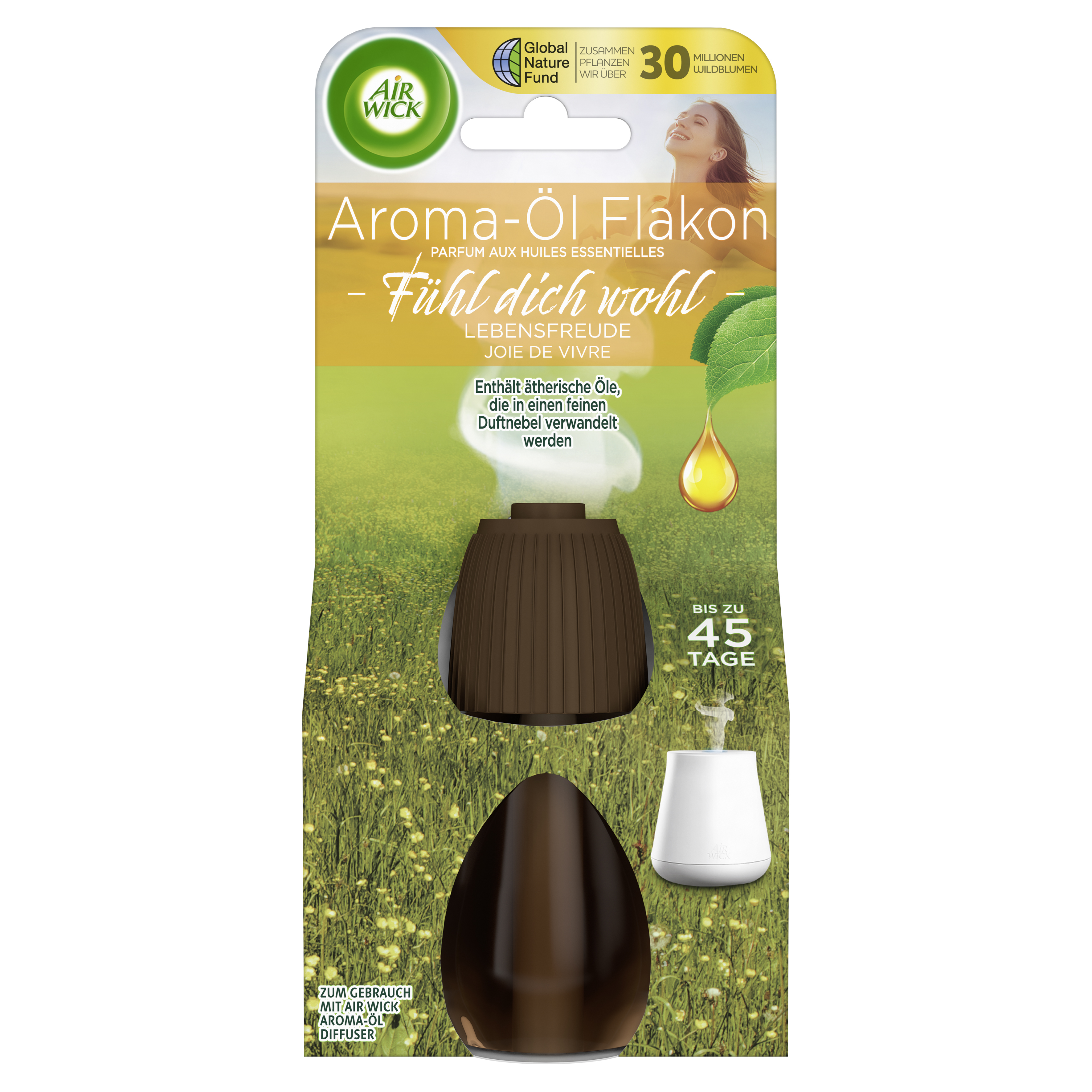 Aroma-Öl Flakon Lebensfreude