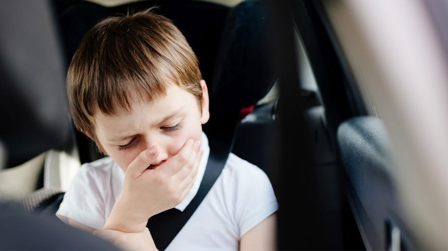 Niño con reflujo gastroesofágico