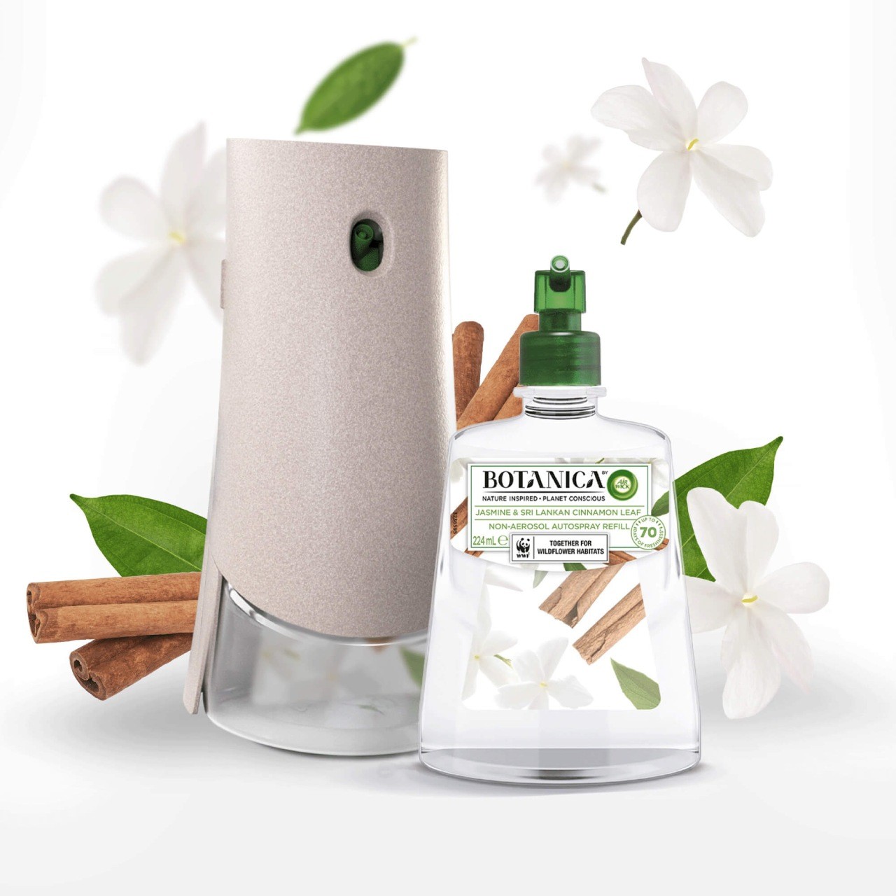 洋楽 SPIRIT AGENT BOTANICA AREPAZ PREFUSE 73 Jasmine & Sri Lankan Cinnamon Leaf Automatic Spray Refill