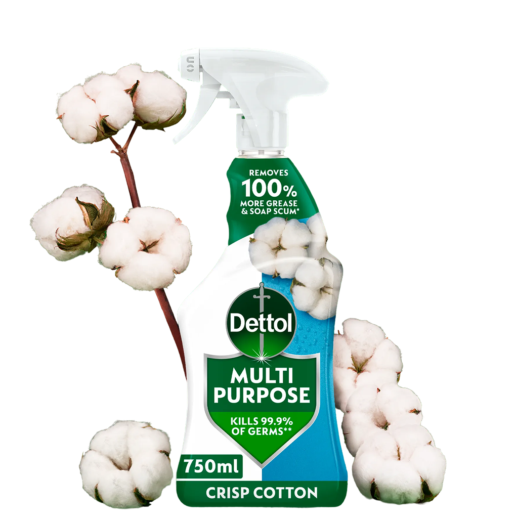 Dettol Multipurpose Spray Crisp Cotton 750ml