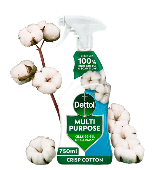 Dettol Multipurpose Spray Crisp Cotton 750ml