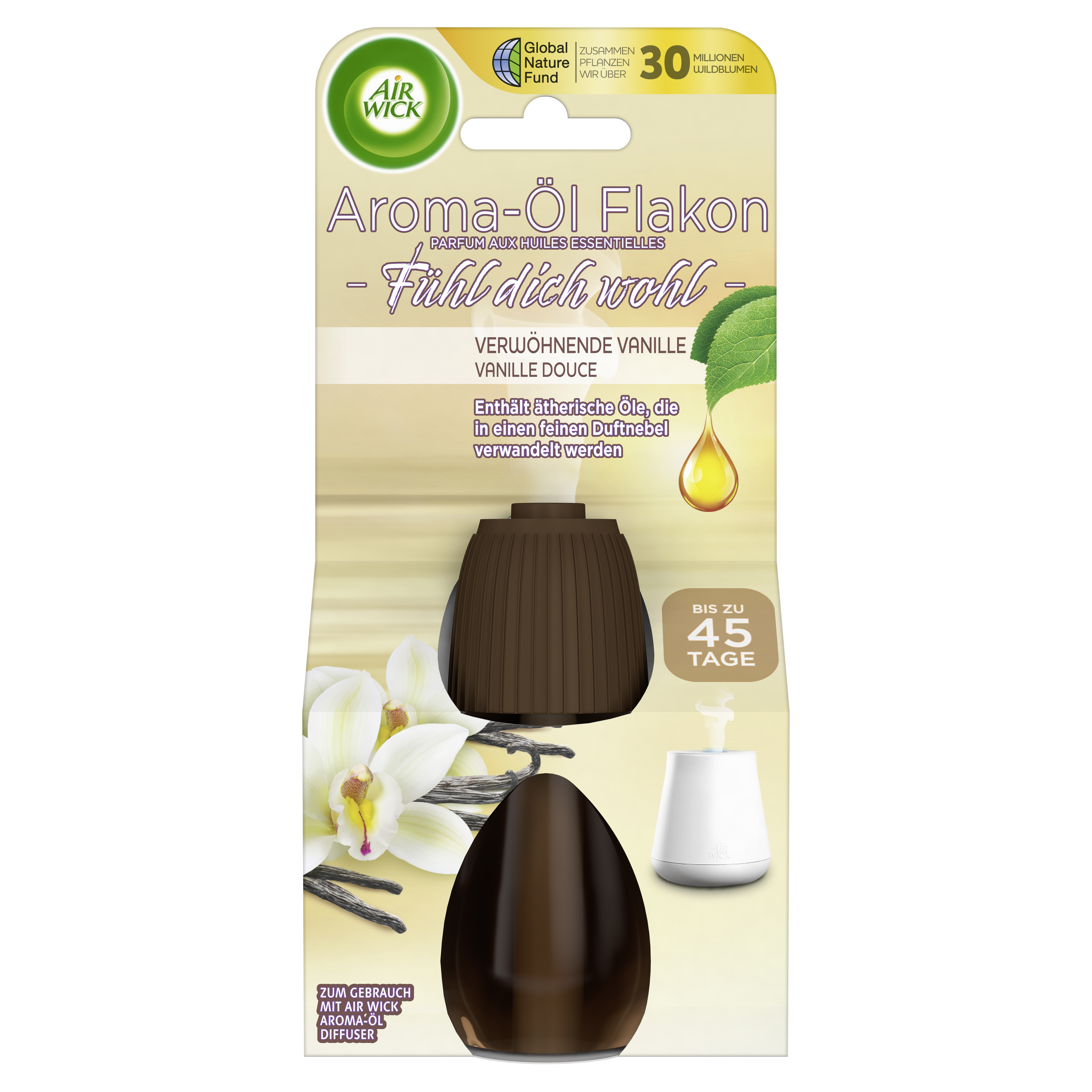 Aroma-Öl Flakon Verwöhnende Vanille