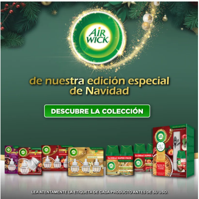 Disfruta esta Navidad con los aromas de Air Wick®