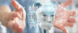 Artificial Intelligence Man Robot Face, AI breakthroughs