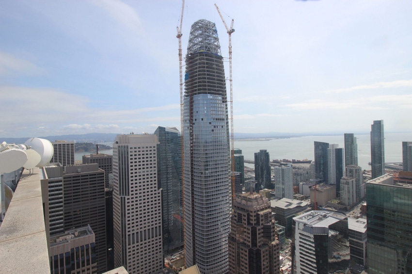 Salesforce Tower is scheduled to be completed by July 2017