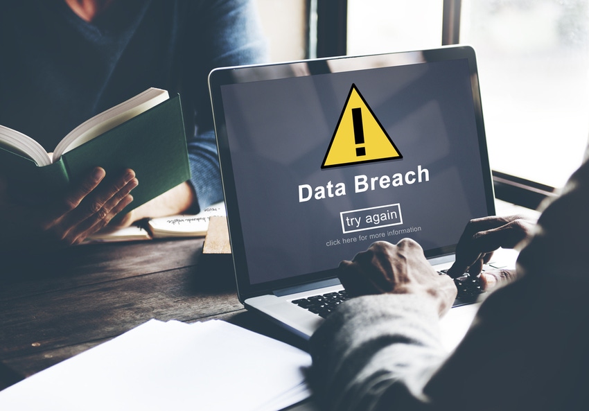 Data breach on desktop