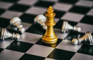 Chess king, leader