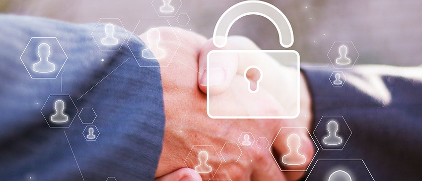 Cybersecurity Partnership Handshake
