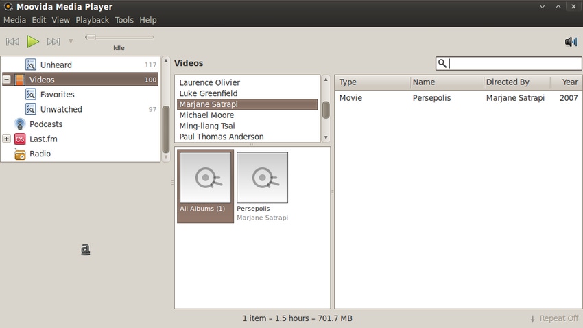 Previewing Moovida 2.0 on Ubuntu