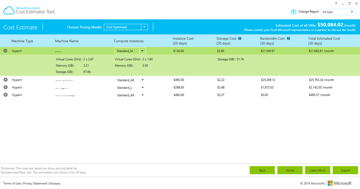 microsoft-azure-cost-estimator-tool-now-available