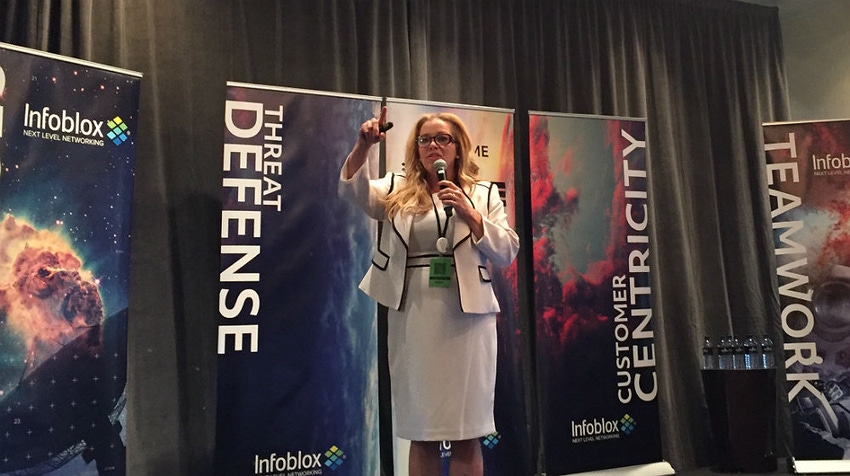 Infoblox's Lori Cornmesser at Partner Summit 2019 in Arizona