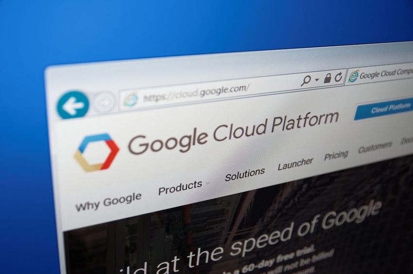 Google Cloud Platform website