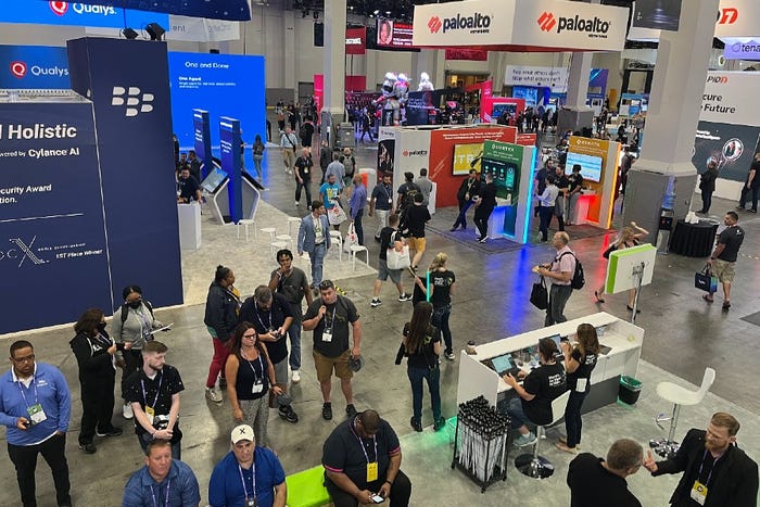 Black Hat expo hall 2022 Black Hat expo hall 2022