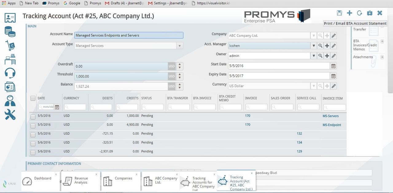 Promys PSA Business Software Adds Profitability Tracker For MSPs