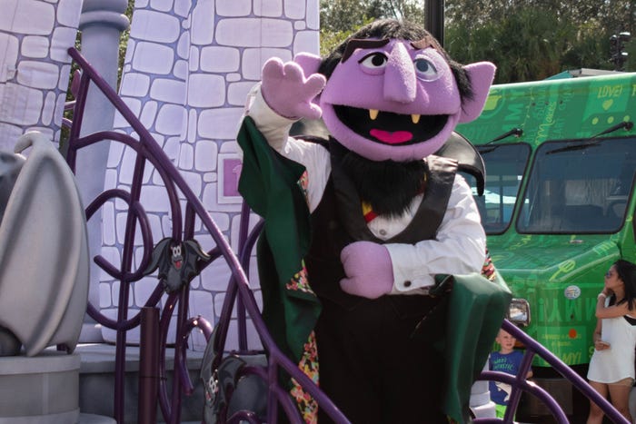 Count von Count from Sesame Street