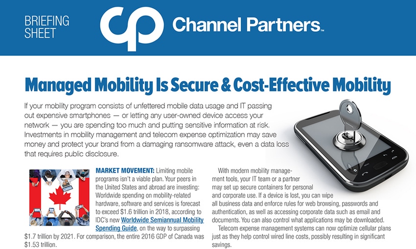 CP Managed Mobility Briefing Sheet