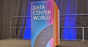 Data Center World sign