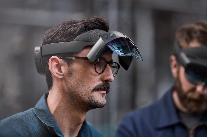 HoloLens 2 with a new visor flip.