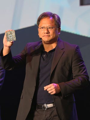 Jen-Hsun Huang, CEO of graphics-chip maker Nvidia Corp.