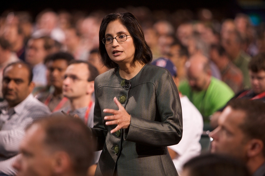 Cisco Chief Technology and Strategy Officer Padmasree Warrior says a softwareonly approach to network virtualization places significant constraints on