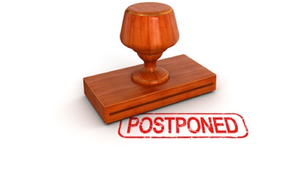 Postponed stamp