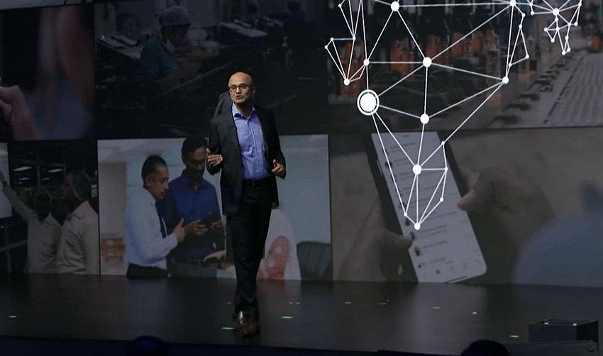 Microsoft's Satya Nadella at Future Decoded