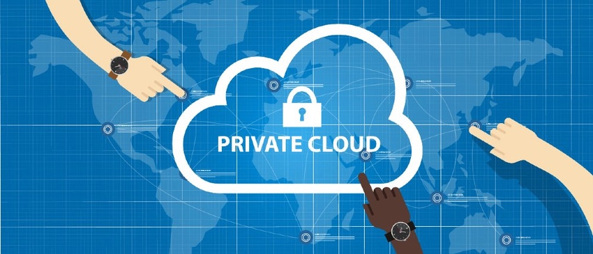 Private cloud depiction