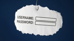 Username Password Phishing Concept