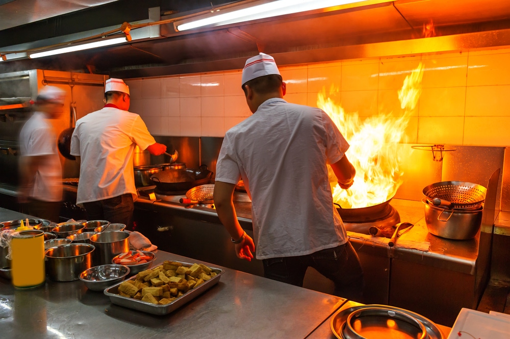 Restaurant kitchen