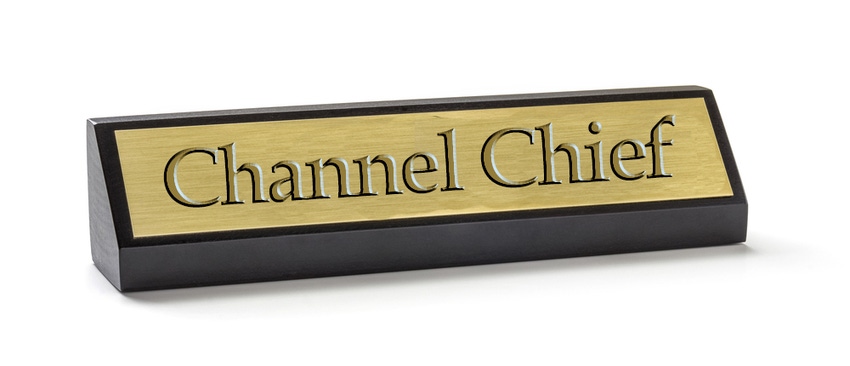 Channel chief name plate