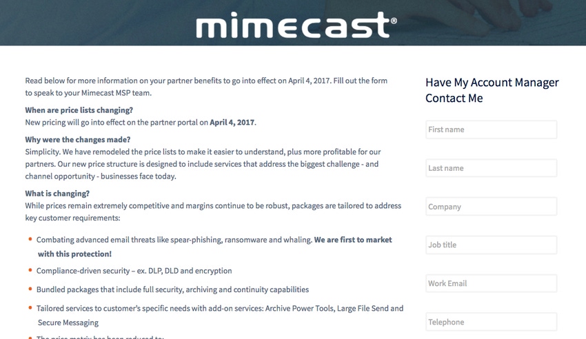 Do Mimecast Increases Amount to Price Gouging