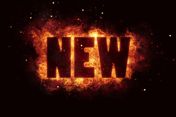 Word new on fire