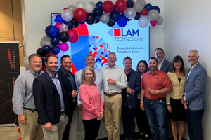 Intelisys and LAM executives gathered at ScanSource headquarters in South Carolina to celebrate the award.