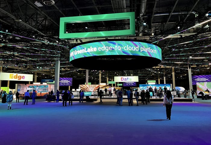 Images: HPE Discover 2022 Expo Hall Featuring Microsoft, Ingram Micro, VMware