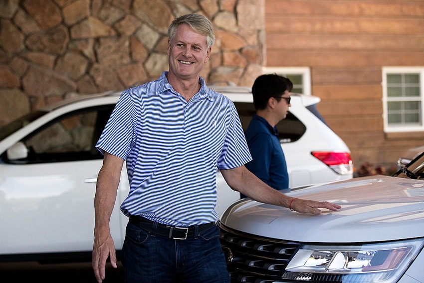 John Donahoe chairman of the board of directors at PayPal and former president of eBay attends the annual Allen amp Company Sun Valley Conference July