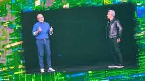 HPE's Antonio Neri and Nvidia's Jensen Huang at HPE Discover 2024