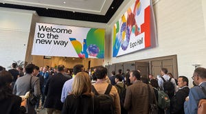 Expo Hall entrance at Google Cloud Next '24