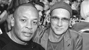 Beats founders and new Apple executives Dr Dre and Jimmy Iovine Word