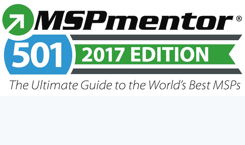 MSPmentor 501 2017 Edition Ranked 50 to 1