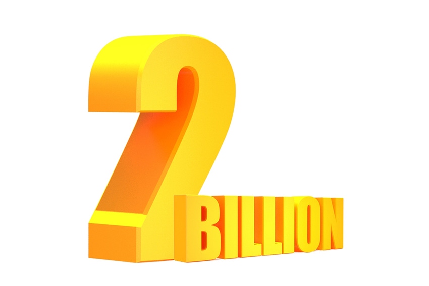 2 billion
