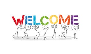 Welcome stick figures