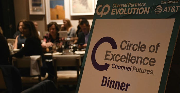 Channel Futures' Circle of Excellence Sign