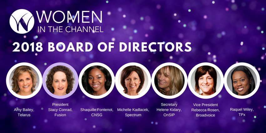 Women in the Channel 2018 Board