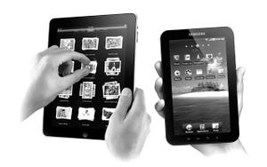 Apple iPads set the early pace But Samsung Galaxy tablet sales running Android are now skyrocketing
