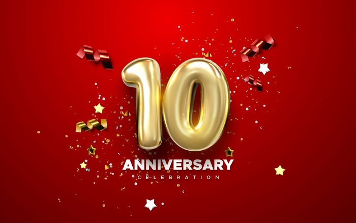 10th anniversary