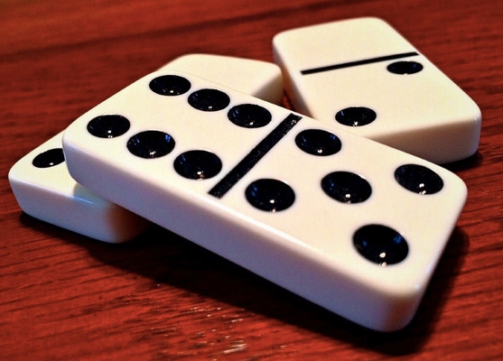 zoomed in domino