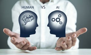 AI and human brain