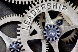 Leadership - gear in machine
