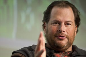 Salesforce CEO Marc Benioff founded the CRM company in 1999